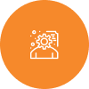 Leadership and project icon